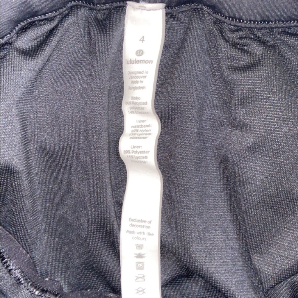 Lululemon Tracker Shorts Size 4